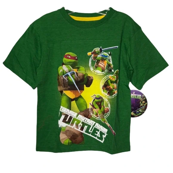 Nickelodeon Big & Tall Teenage Mutant Ninja Rainbow Turtle Group Men's